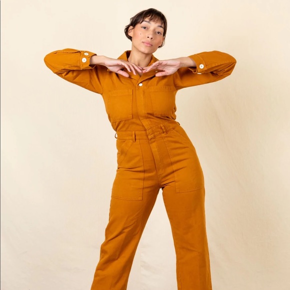 Big Bud Press Pants - Everyday jumpsuit in mustard